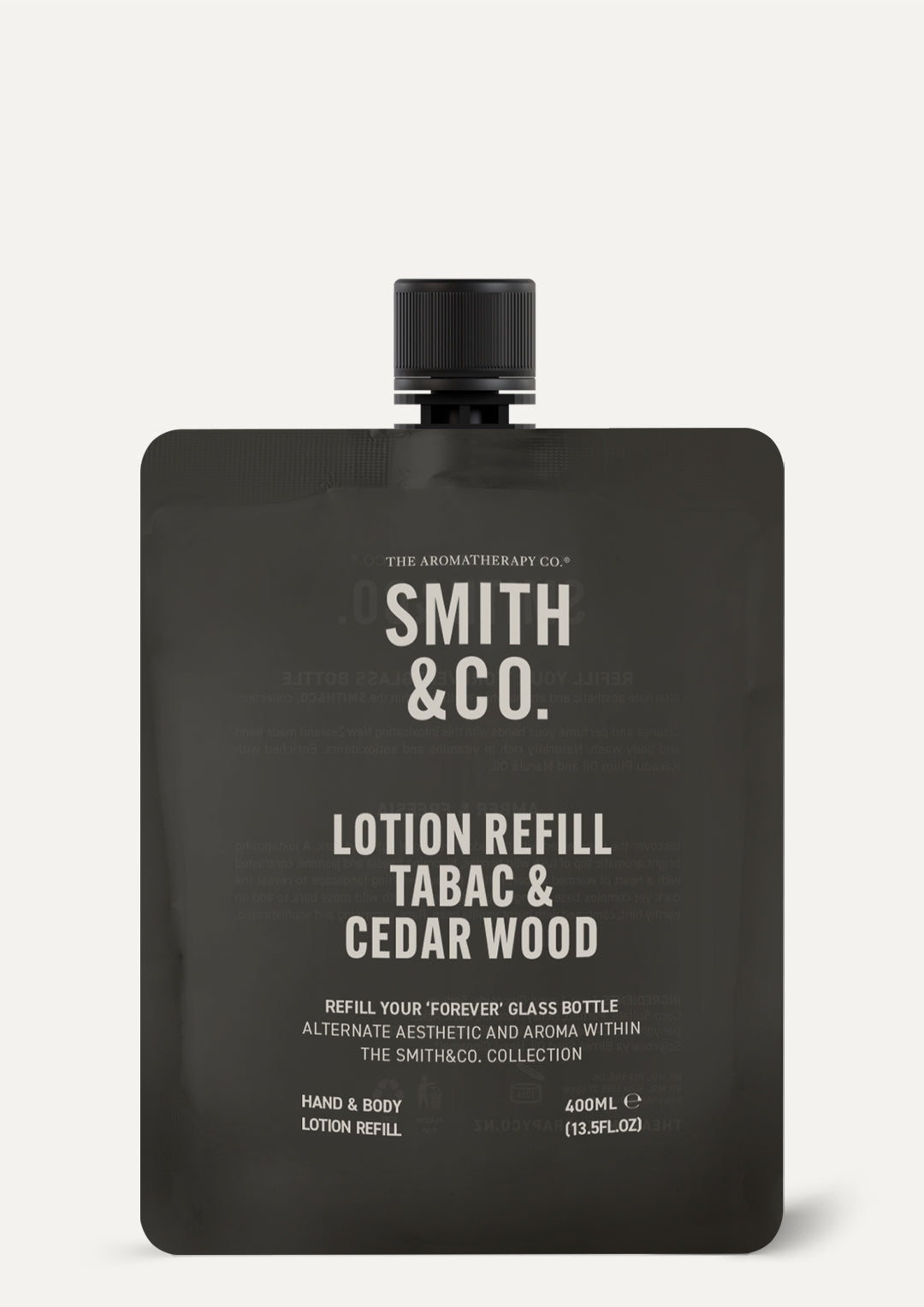 Smith & Co. Lotion Refill 400ml - Tabac & Cedar Wood