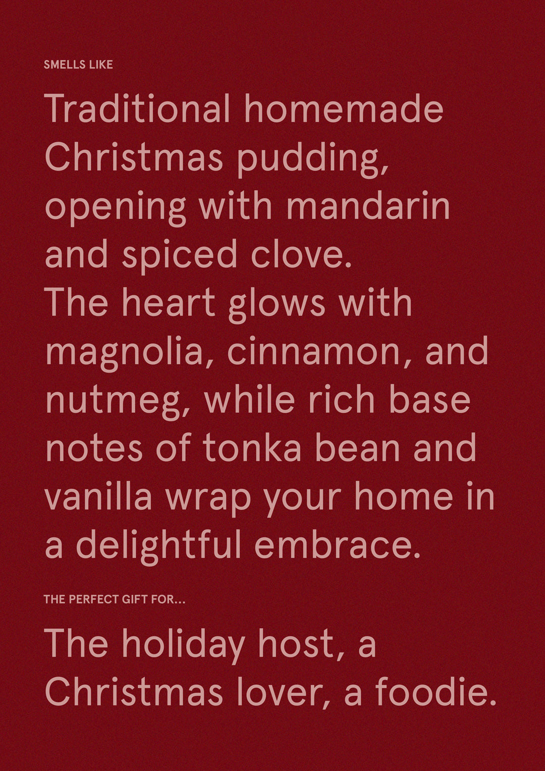 Christmas Pudding