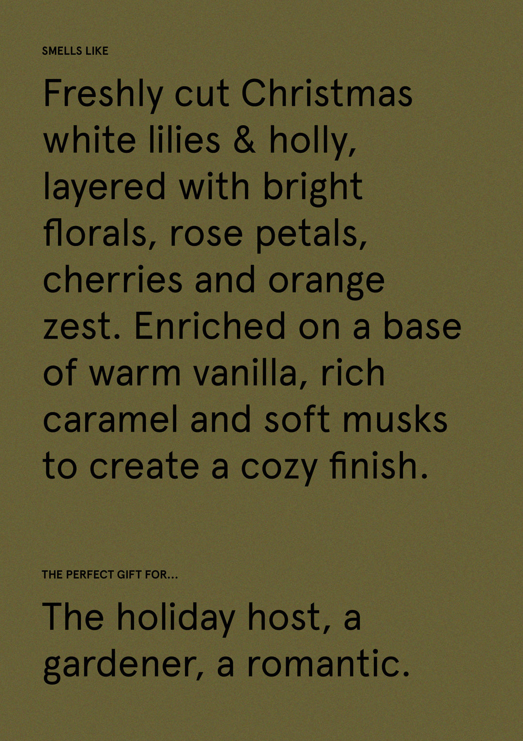 White Lily & Holly