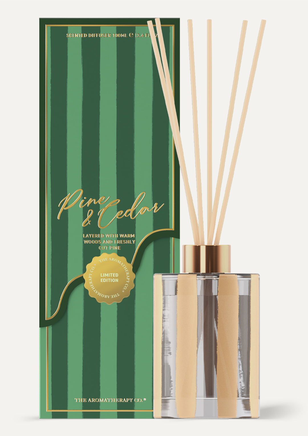 Festive 100ml Diffuser  - Pine & Cedar